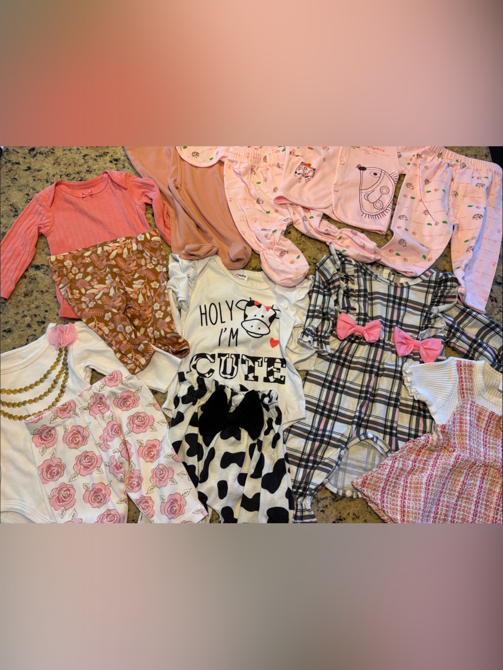 Girls size 0-3 months Fall clothing lot of 13 pieces!